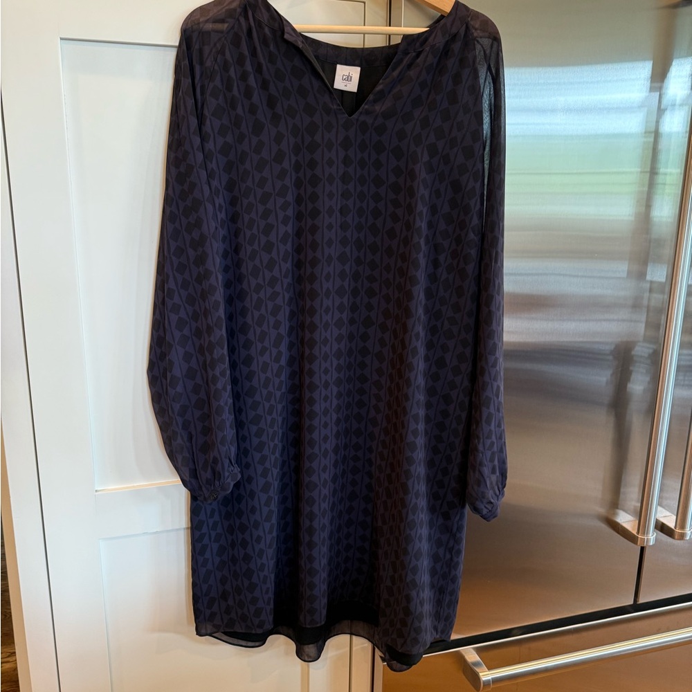 Cabi purple and black dress XL